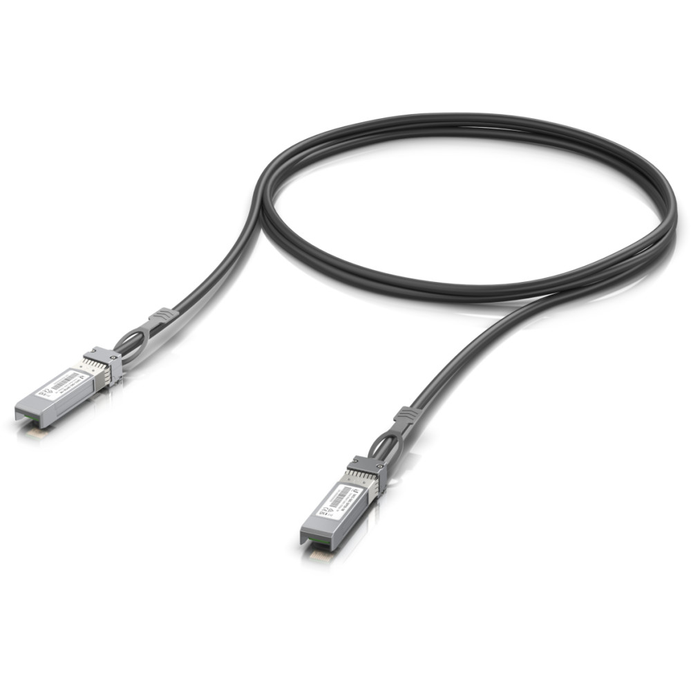 Кабель DAC Ubiquiti 25G/10G Direct Attach Cable 1m (UACC-DAC-SFP28-1M) Black